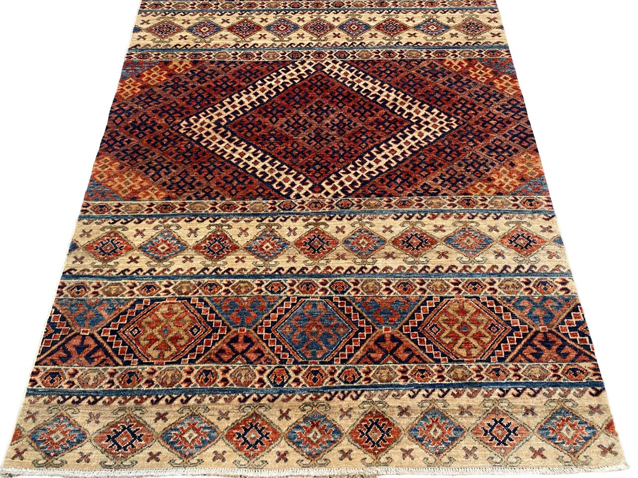 Afghan Turkaman weave 203x137cm | Rug# 26653