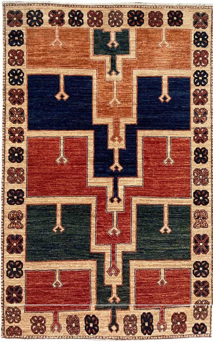 Afghan Turkaman weave 183x125cm | Rug# 26654