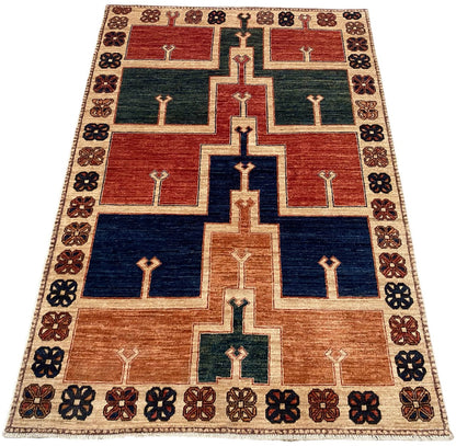 Afghan Turkaman weave 183x125cm | Rug# 26654