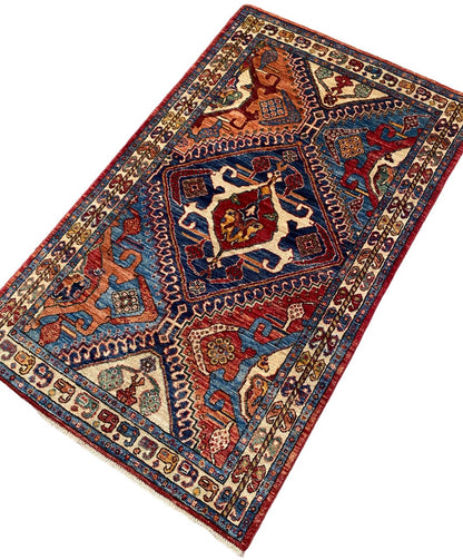 Afghan Turkaman weave 146x89cm | Rug# 26658