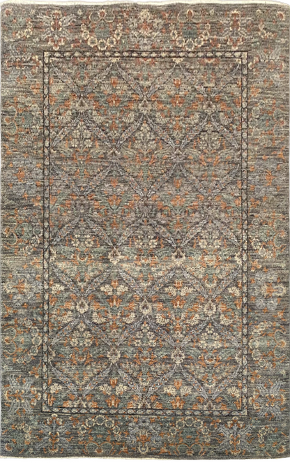 16th century Safavid inspired, Classic design rug, 278x181cm | Rug# 26795