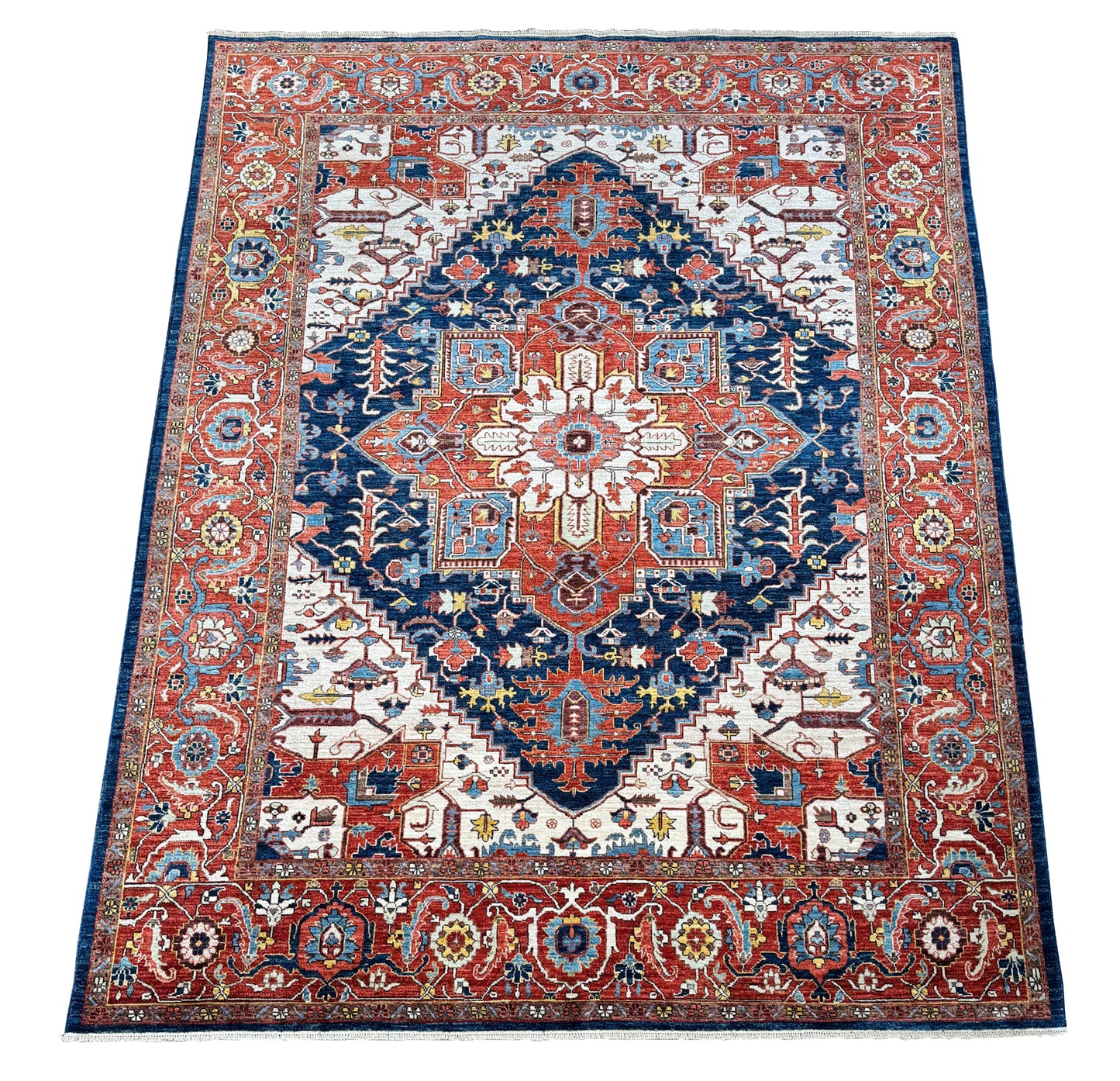 19th.c Serapi-Heriz inspired 305x234cm | Rug# 26804