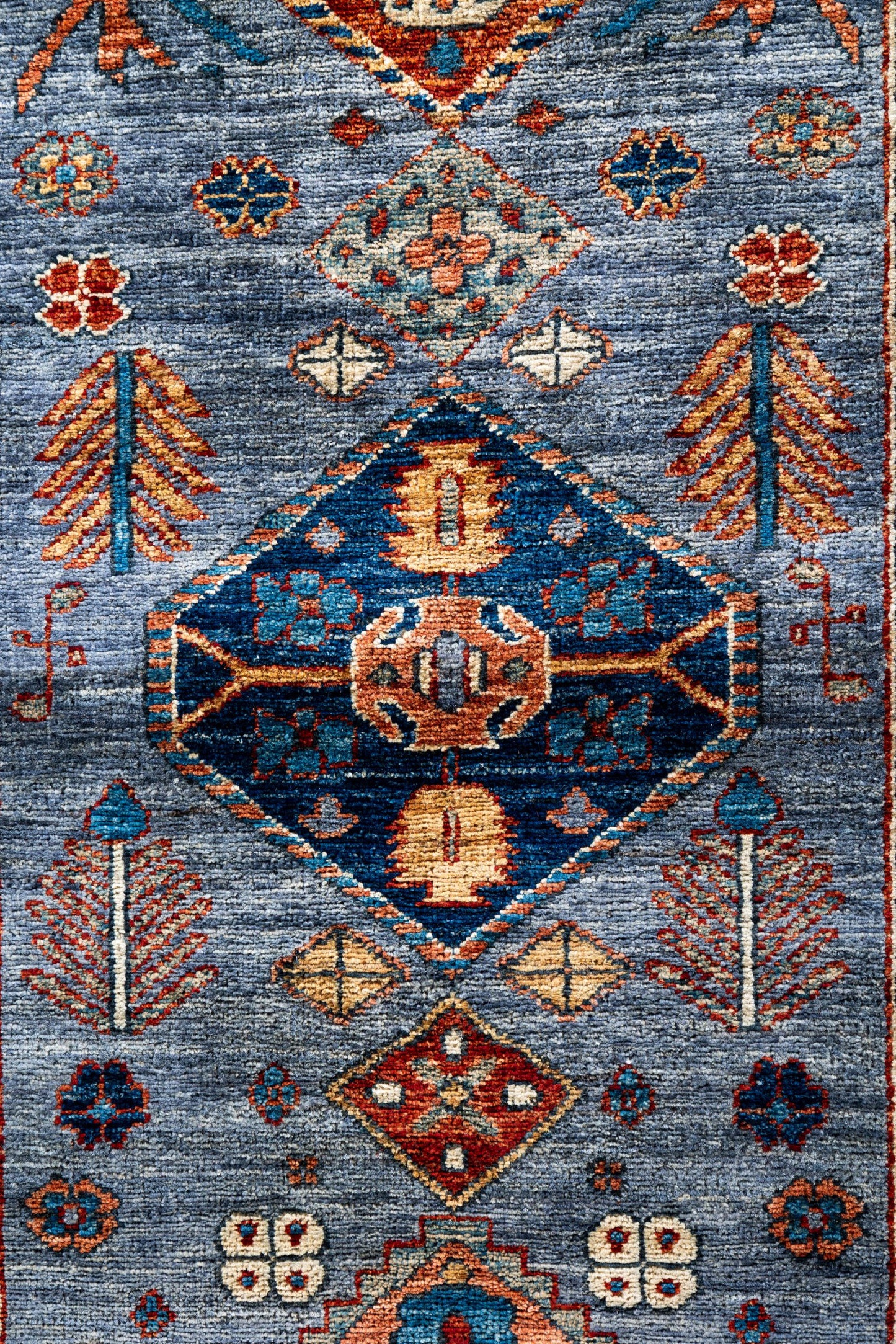 Afghan 19th-Century Heriz inspired 493x84cm | Rug# 26890