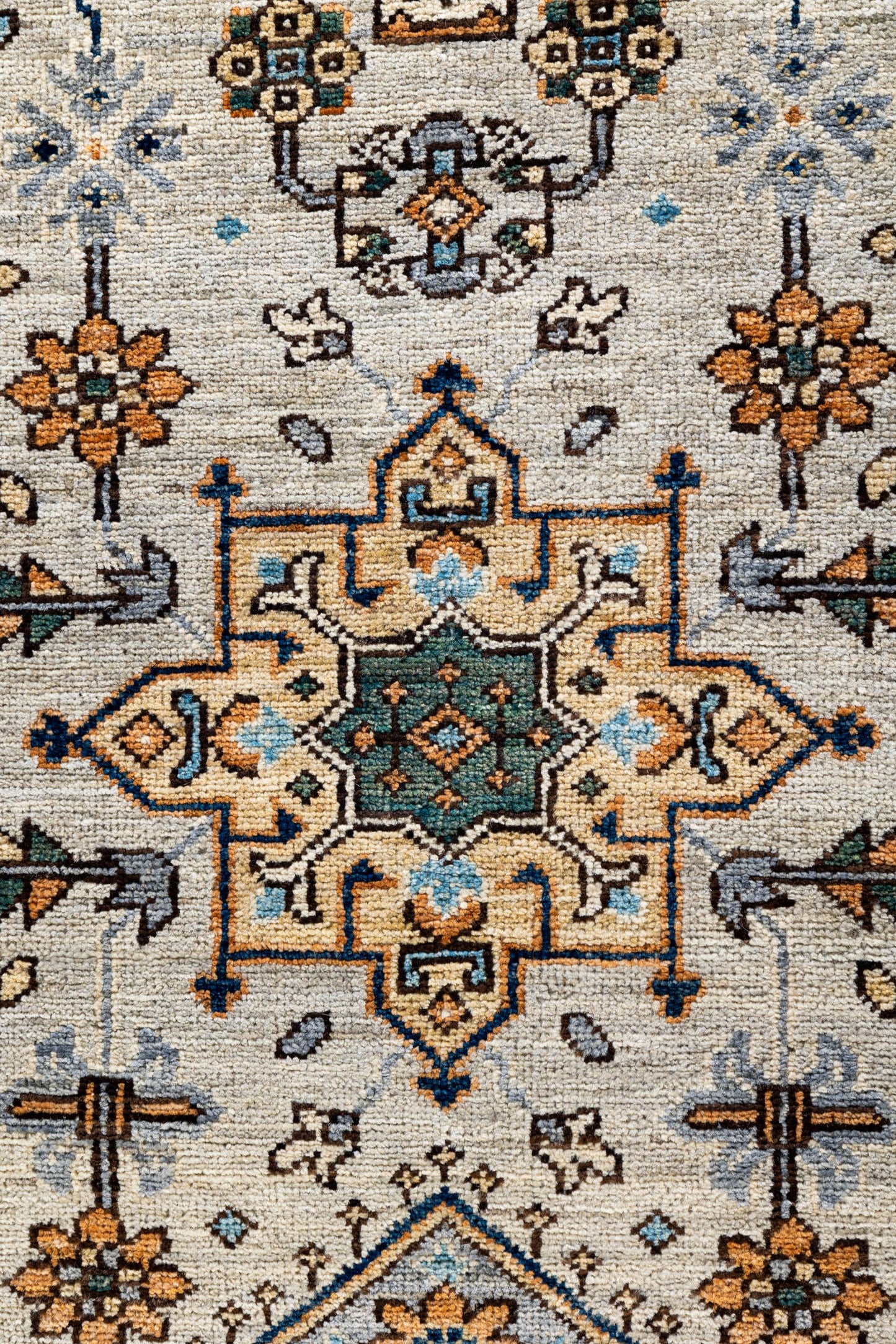 Afghan 16th-century Bijar design 415x82cm | Rug# 26892