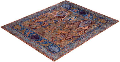 Afghan Turkaman weave in 16th-century Garous-Bijar design 300x246cm | Rug# 26903