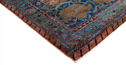 Afghan Turkaman weave in 16th-century Garous-Bijar design 300x246cm | Rug# 26903