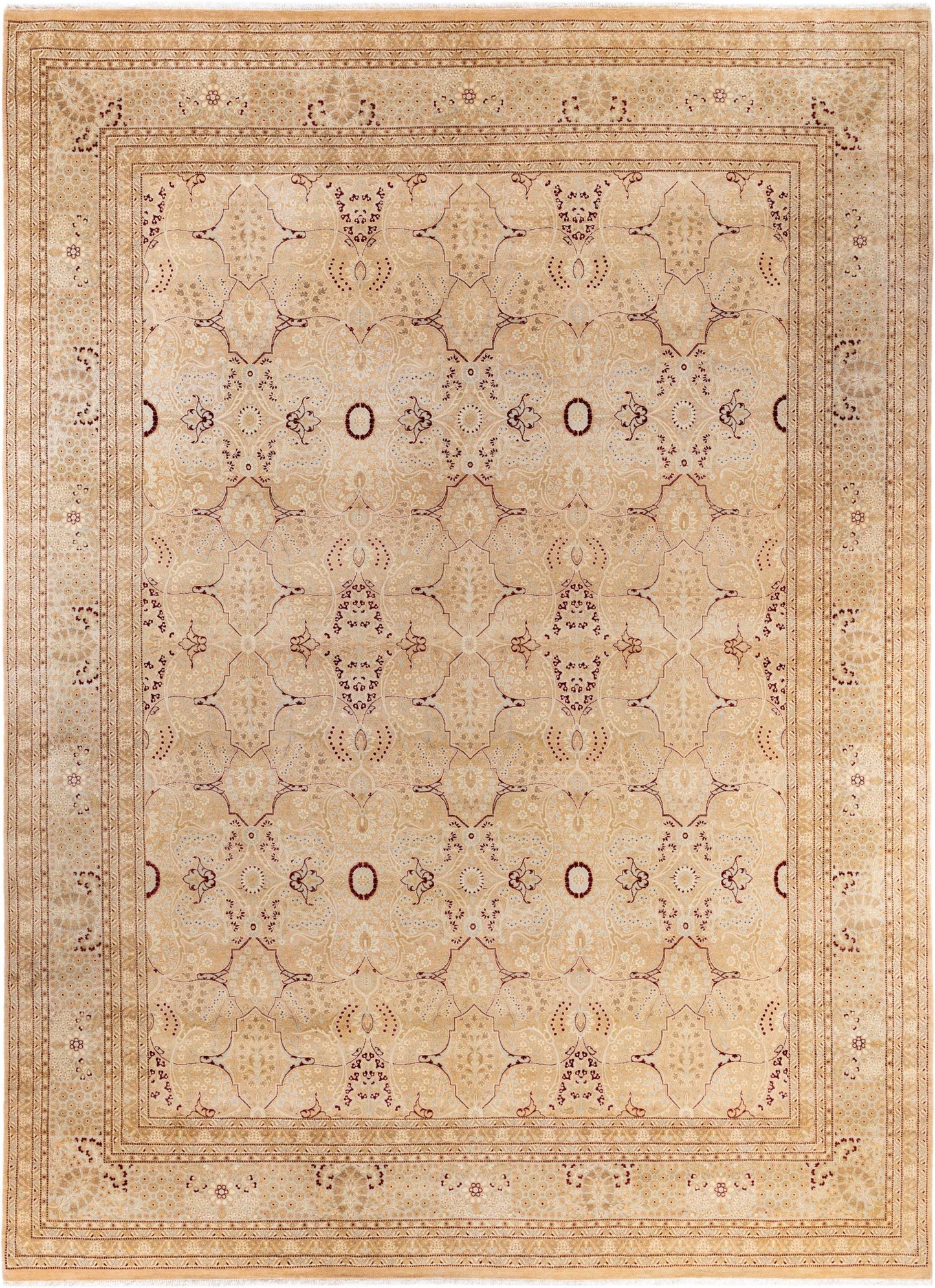 Pakistani 19th-century Haji-Jalili design inspired 374x274cm | Rug# 26908
