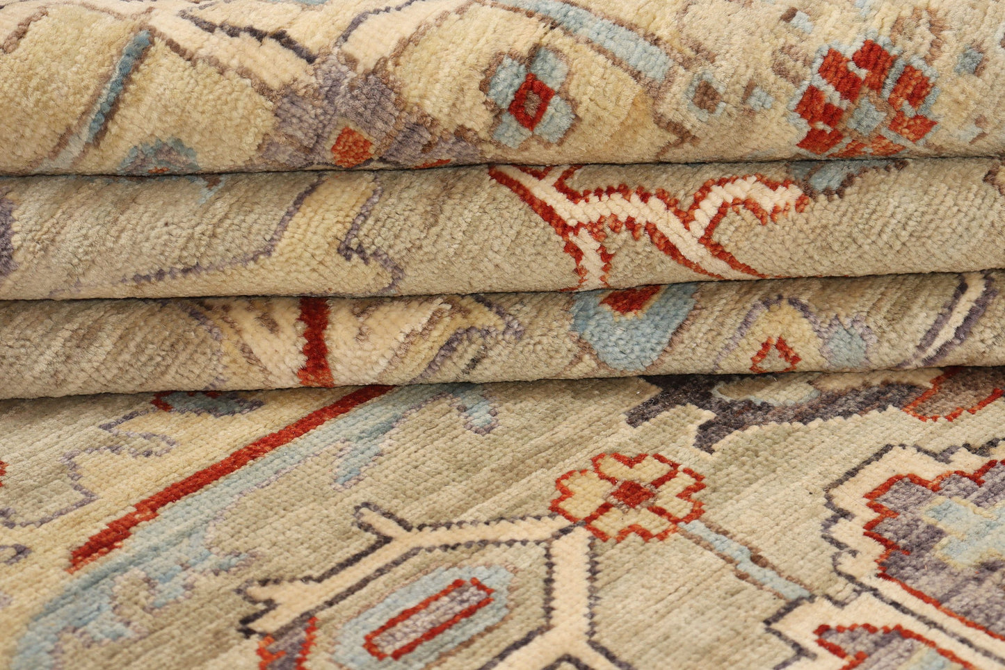 Afghan Turkaman weave 19th-century Tabriz design 363x273cm | Rug# 26909