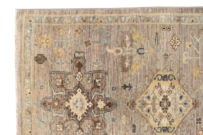 Afghan Turkaman weave, 19th-century Heriz design 366x271cm | Rug# 26911