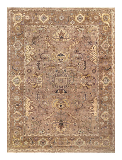 Afghan Turkaman weave, 19th-century Heriz design 366x269cm | Rug# 26912