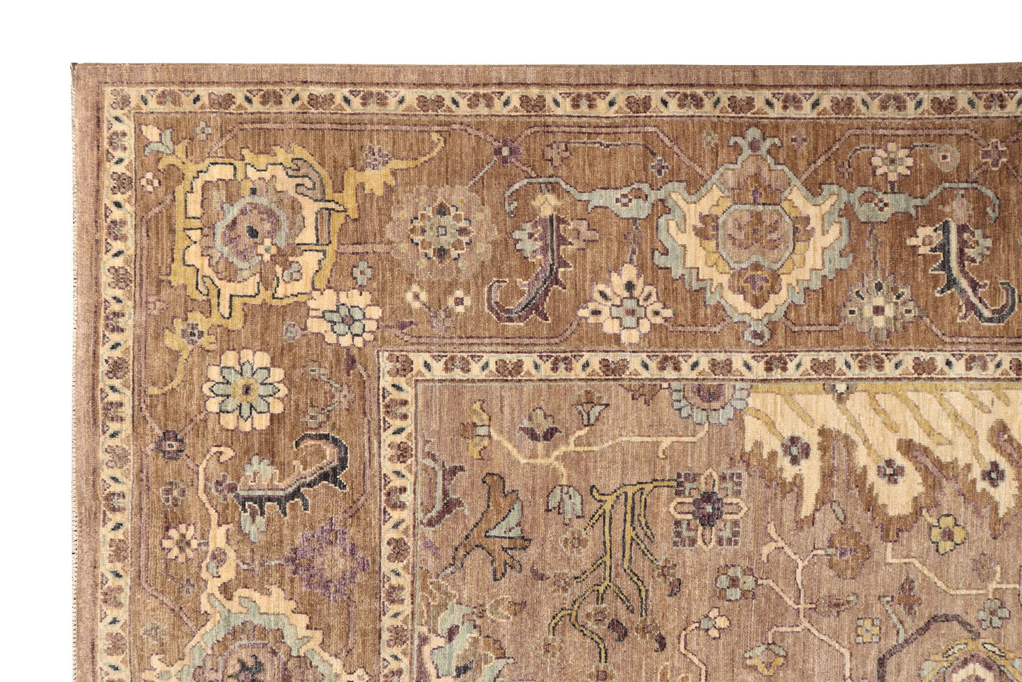 Afghan Turkaman weave, 19th-century Heriz design 366x269cm | Rug# 26912