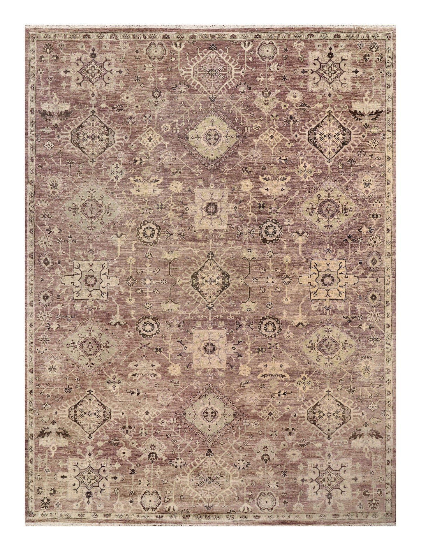 Afghan Turkaman weave, 19th-century Heriz design 369x274cm | Rug# 26913