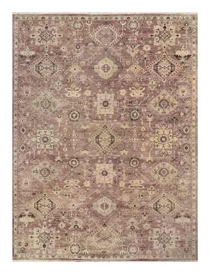 Afghan Turkaman weave, 19th-century Heriz design 369x274cm | Rug# 26913