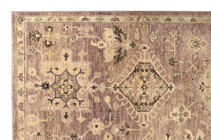 Afghan Turkaman weave, 19th-century Heriz design 369x274cm | Rug# 26913