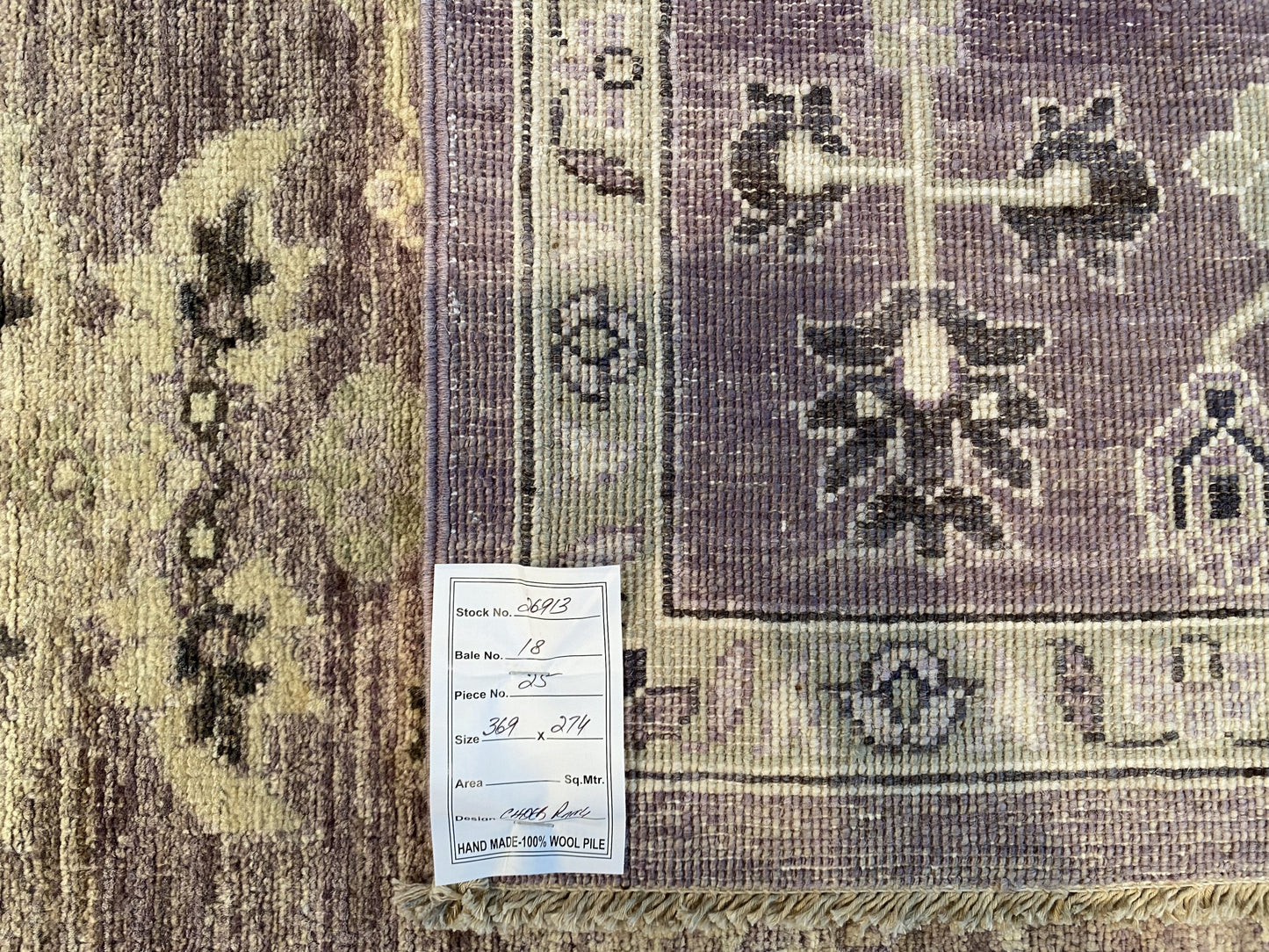 Afghan Turkaman weave, 19th-century Heriz design 369x274cm | Rug# 26913
