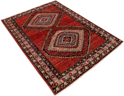 Afghan Turkaman weave in 17th-century Anatolian design 180x125cm | Rug# 26925