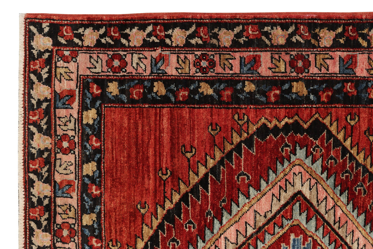 Afghan Turkaman weave in 17th-century Anatolian design 180x125cm | Rug# 26925