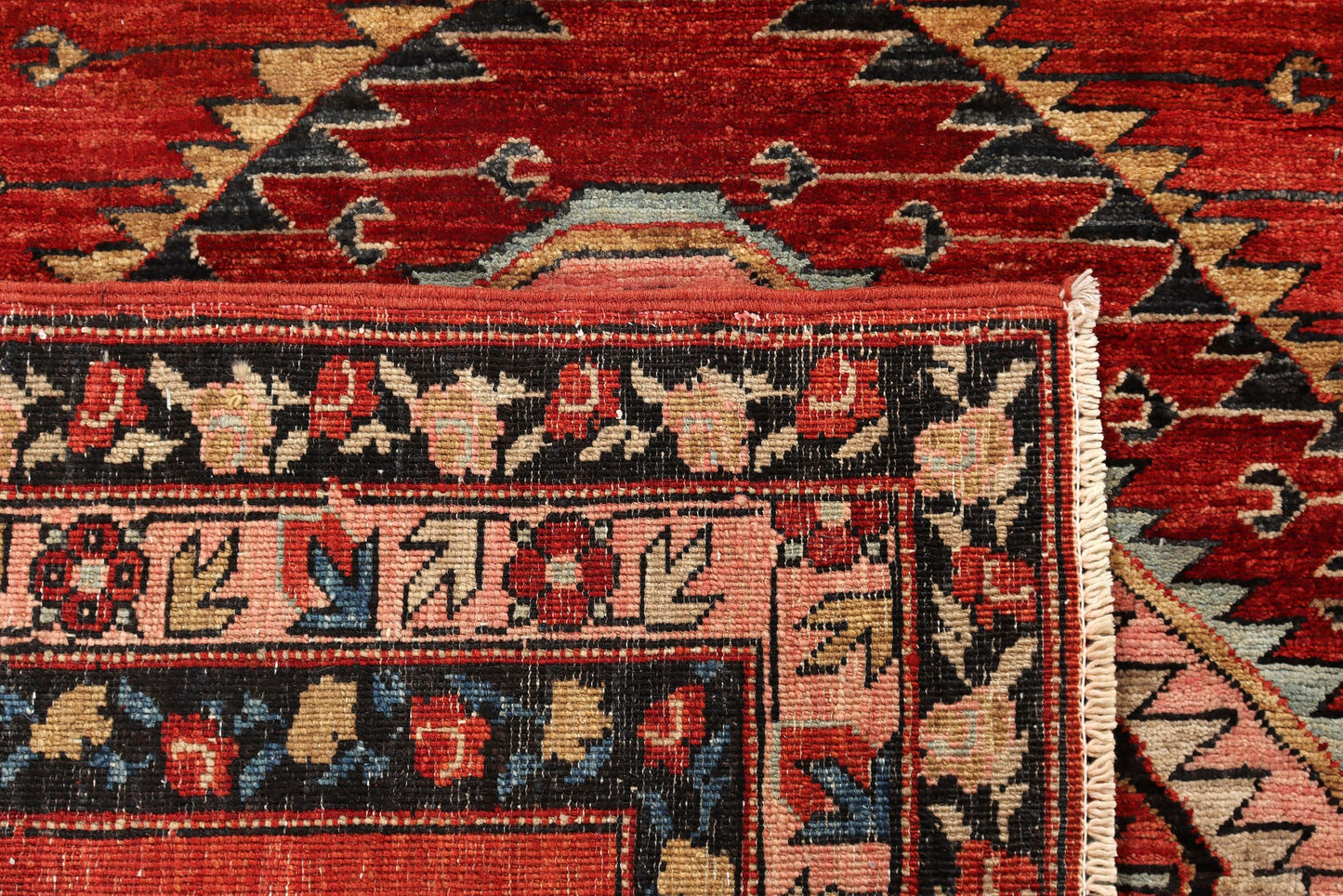 Afghan Turkaman weave in 17th-century Anatolian design 180x125cm | Rug# 26925