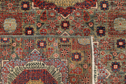 Afghan Turkaman weave in 15th-century Mamluk design 272x180cm | Rug# 26930