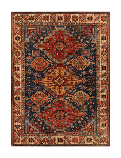 Afghan Turkaman weave, 19th-century Caucasian design 197x145cm | Rug# 26931