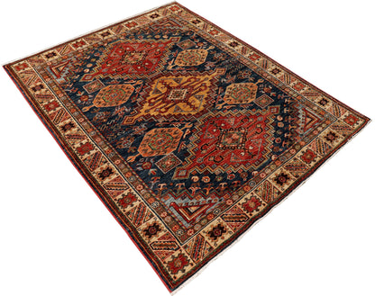 Afghan Turkaman weave, 19th-century Caucasian design 197x145cm | Rug# 26931