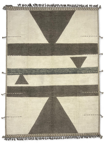 Modern Moroccan Style Rug with mid-c Scandinavian Design 315x244cm | Rug# 26938