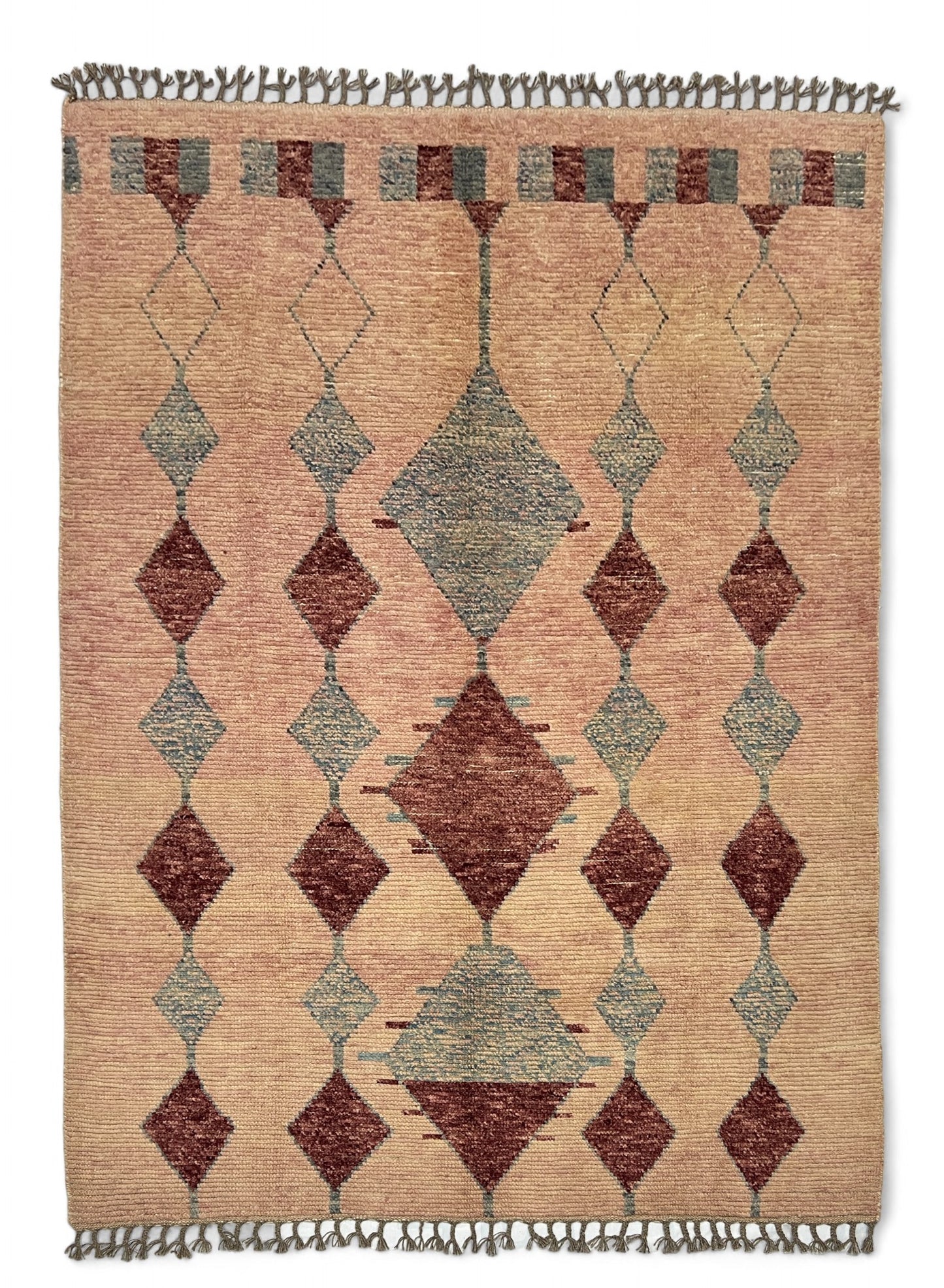 Modern Moroccan Style Rug with mid-c Scandinavian Design 276x185cm | Rug# 26946