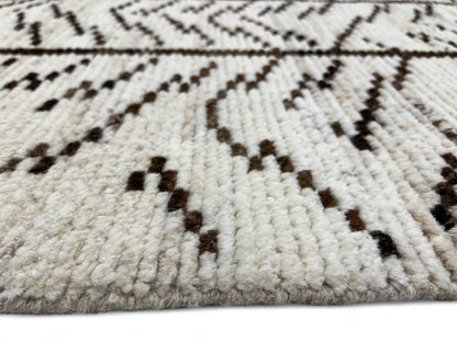 Modern Moroccan Style Rug with mid-c Scandinavian Design 277x189cm | Rug# 26947
