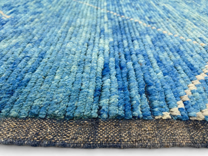 Modern Moroccan Style Rug with mid-c Scandinavian Design 244x160cm | Rug# 26949