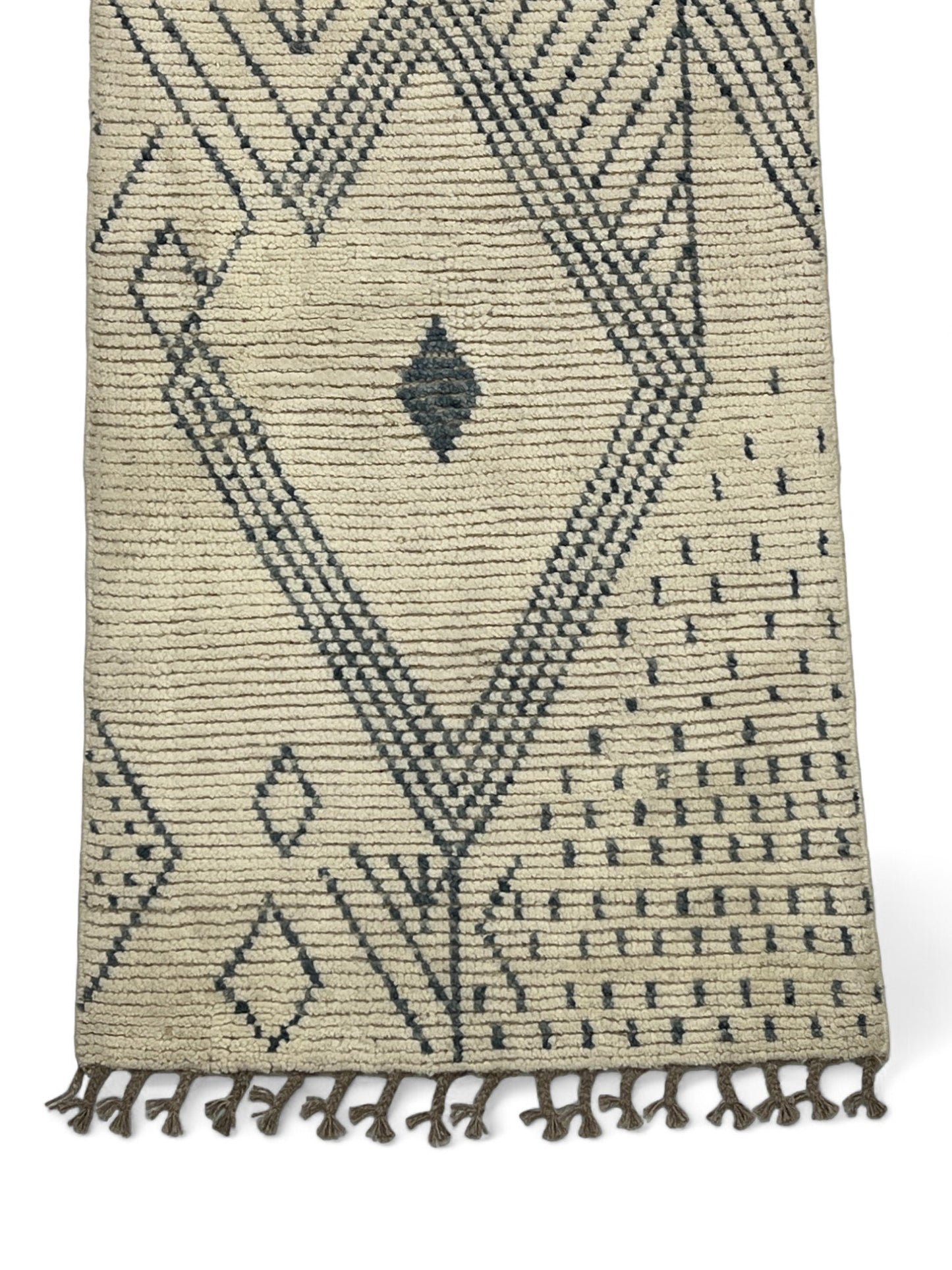 Modern Moroccan Style Rug with mid-c Scandinavian Design 331x72cm | Rug# 26957