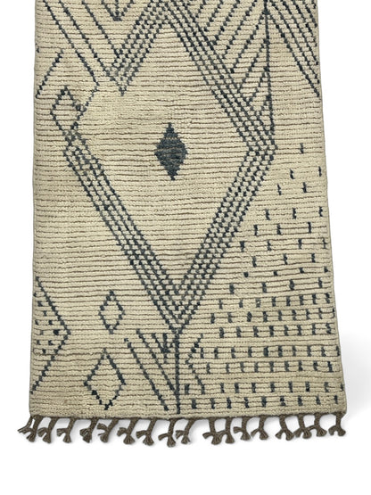 Modern Moroccan Style Rug with mid-c Scandinavian Design 331x72cm | Rug# 26957