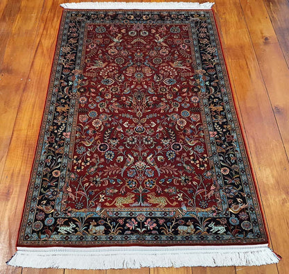 Superfine Kashmir silk 149x91cm | Rug# 30031