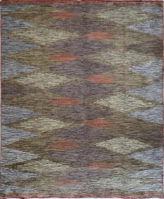 Scandinavian Modern Design 294x199cm | Rug# 30439