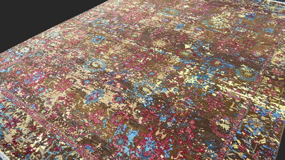 Erased-Heritage designer rug 324x247cm | Rug# 30898