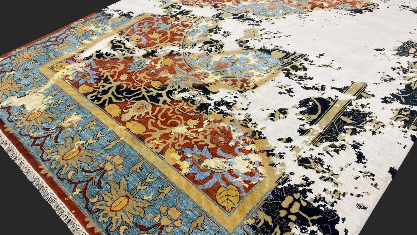 Antique Polynesian Erased-Heritage 324x245cm | Rug# 30901