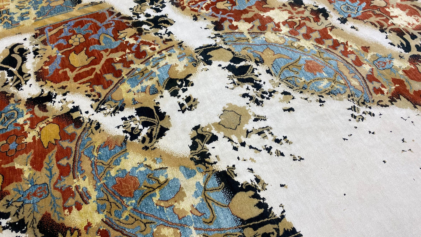 Antique Polynesian Erased-Heritage 324x245cm | Rug# 30901