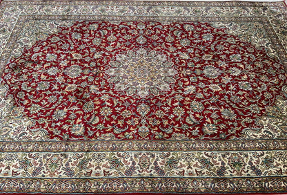 Kashmir Silk Rug 190x124cm | Rug# 31206