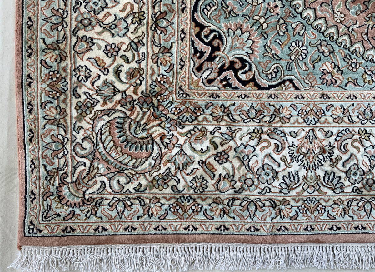 Kashmir Silk floral-design 240x173cm | Rug# 31221