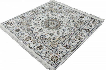 Amritsar Square Nain-Design 129x126cm | Rug# 31281