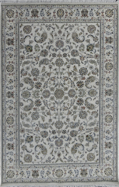 very fine Amritsar Nain, wool & silk pile, 277x186cm | Rug# 31294