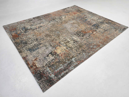 wool & pure silk Modern designer rug 310x246cm | Rug# 31316