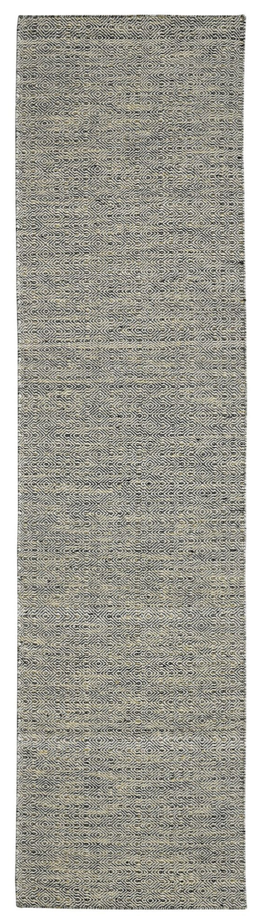 Hand-woven modern Kilim 400x80cm