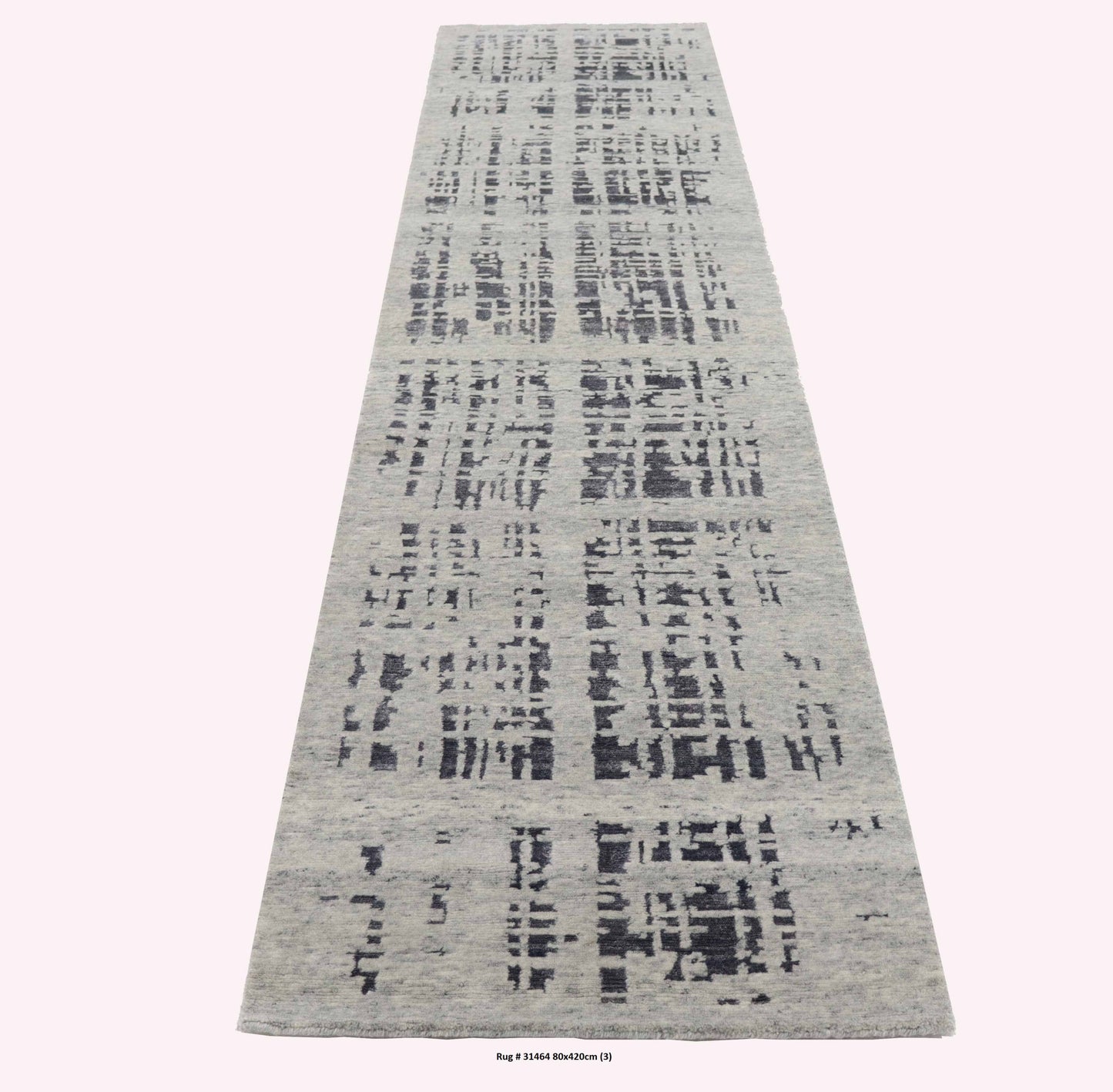 Tibetan weave modern designer runner 420x80cm | Rug # 31468