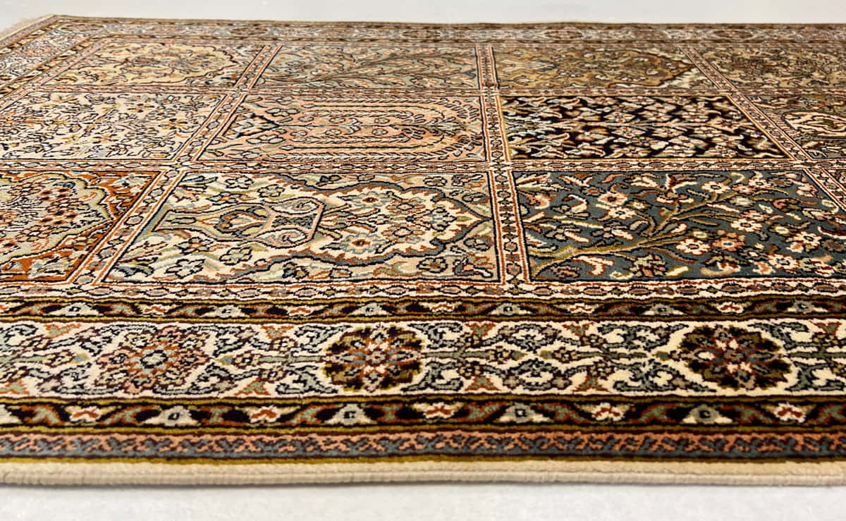 Srinagar Kashmir silk 126x79cm | Rug# 31602