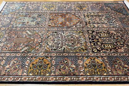 Srinagar Kashmir silk 118x80cm | Rug# 31603