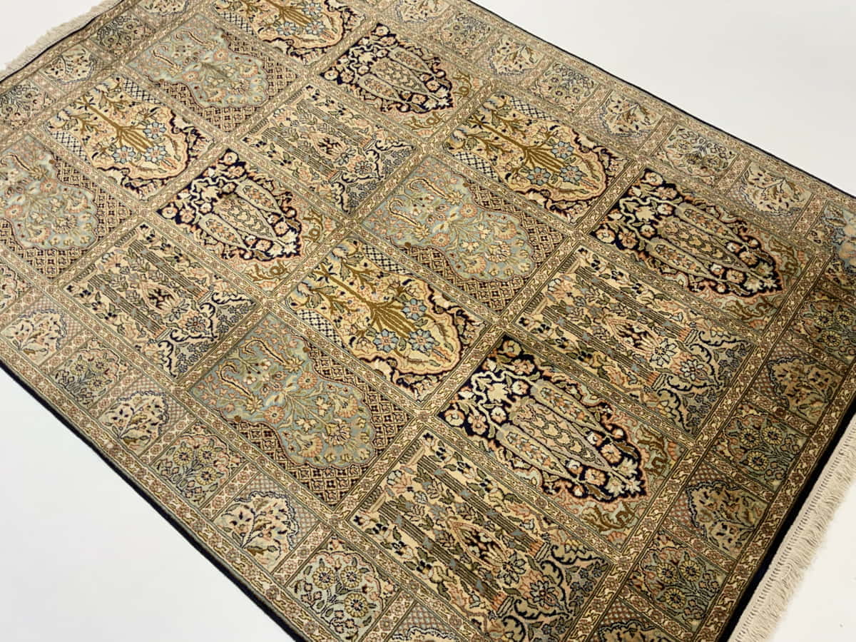 Srinagar Kashmir silk 183x129cm | Rug# 31604