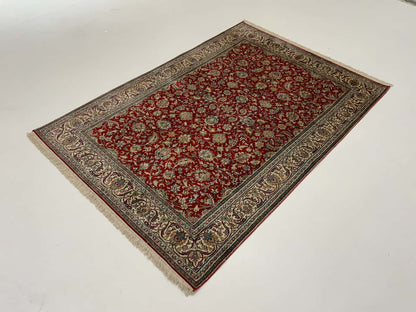 Srinagar Kashmir silk 185x128cm | Rug# 31605