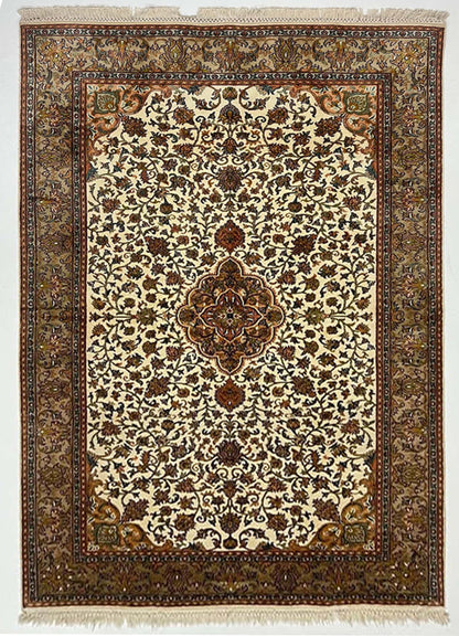 Srinagar Kashmir silk 185x125cm | Rug# 31606