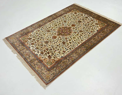 Srinagar Kashmir silk 185x125cm | Rug# 31606