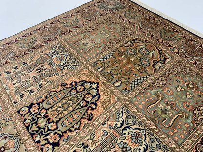 Srinagar Kashmir silk 191x125cm | Rug# 31607